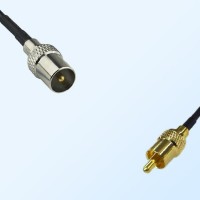 RCA Male - DVB-T TV Male Coaxial Cable Assemblies