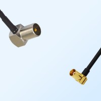 DVB-T TV Male R/A - MCX Female R/A Coaxial Jumper Cable
