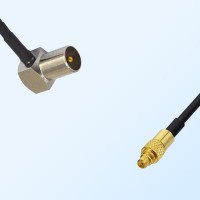 DVB-T TV Male Right Angle - MMCX Male Coaxial Jumper Cable