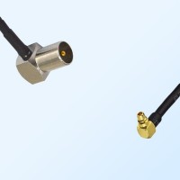 DVB-T TV Male Right Angle - MMCX Male Right Angle Coaxial Jumper Cable