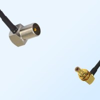 DVB-T TV Male R/A - SMB Bulkhead Male R/A Coaxial Jumper Cable