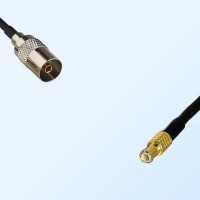 MCX Male - DVB-T TV Female Coaxial Jumper Cable