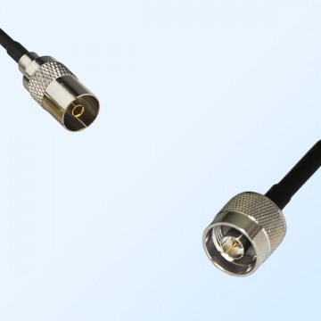 DVB-T TV Female - N Male Coaxial Jumper Cable