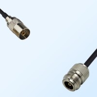 DVB-T TV Female - N Female Coaxial Jumper Cable