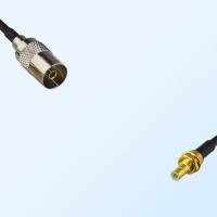 DVB-T TV Female - SMB Bulkhead Male Coaxial Jumper Cable