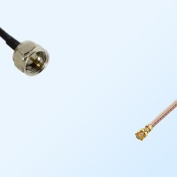 IPEX Female Right Angle - F Male Coaxial Cable Assemblies