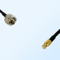 MCX Male - F Male Coaxial Jumper Cable