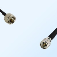 F Male - Mini UHF Male Coaxial Jumper Cable