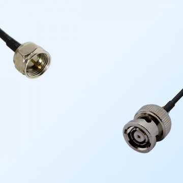 F Male - RP BNC Male Coaxial Jumper Cable