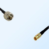 F Male - RP MCX Female Coaxial Jumper Cable