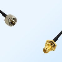 RP SMA Bulkhead Female with O-Ring - F Male Coaxial Cable Assemblies