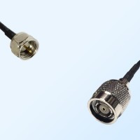 F Male - RP TNC Male Coaxial Jumper Cable
