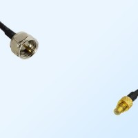 F Male - SMC Male Coaxial Jumper Cable