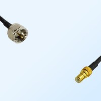 F Male - SSMB Male Coaxial Jumper Cable