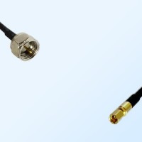F Male - SSMC Female Coaxial Jumper Cable