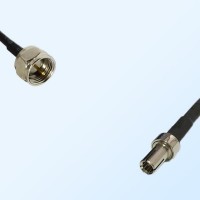 F Male - TS9 Male Coaxial Jumper Cable