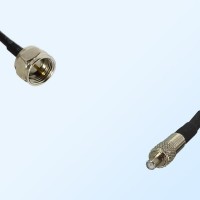 F Male - TS9 Female Coaxial Jumper Cable