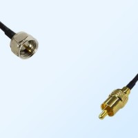 RCA Male - F Male Coaxial Cable Assemblies
