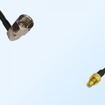 F Male Right Angle - SMC Male Coaxial Jumper Cable