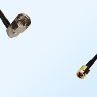 F Male Right Angle - SSMA Male Coaxial Jumper Cable