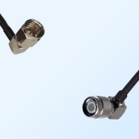 F Male Right Angle - TNC Male Right Angle Coaxial Jumper Cable