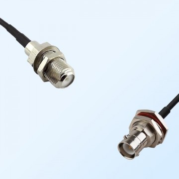 F Bulkhead Female - RP BNC Bulkhead Female with O-Ring Coaxial Cable