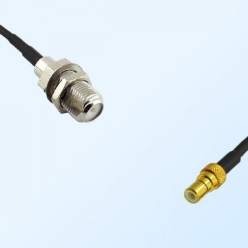 F Bulkhead Female - SSMB Male Coaxial Jumper Cable