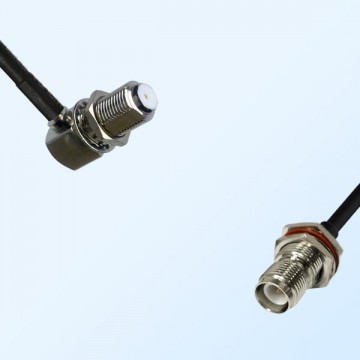 F Bulkhead Female R/A - RP TNC Bulkhead Female with O-Ring Cable