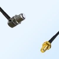 F Bulkhead Female R/A - SSMA Bulkhead Female Coaxial Jumper Cable