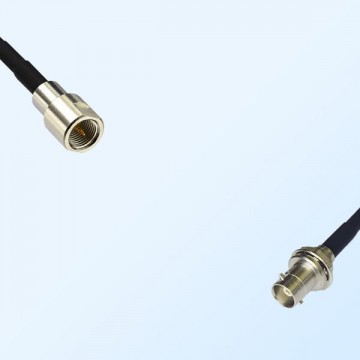 FME Male - Mini BNC Bulkhead Female Coaxial Jumper Cable