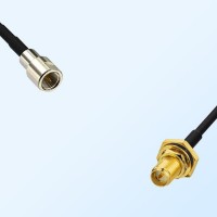 RP SMA Bulkhead Female with O-Ring - FME Male Coaxial Cable Assemblies
