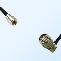 FME Male - RP TNC Male Right Angle Coaxial Jumper Cable
