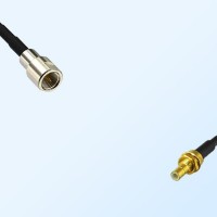 FME Male - SMB Bulkhead Male Coaxial Jumper Cable
