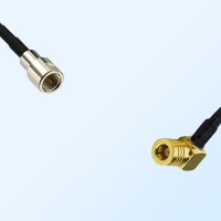 FME Male - SMB Female Right Angle Coaxial Jumper Cable
