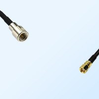 FME Male - SMC Female Coaxial Jumper Cable