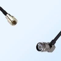 FME Male - TNC Male Right Angle Coaxial Jumper Cable