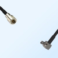 FME Male - TS9 Male Right Angle Coaxial Jumper Cable