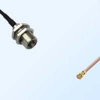 IPEX Female Right Angle - FME Bulkhead Male Coaxial Cable Assemblies