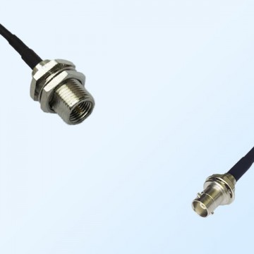 FME Bulkhead Male - Mini BNC Bulkhead Female Coaxial Jumper Cable