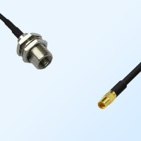 FME Bulkhead Male - MMCX Female Coaxial Jumper Cable