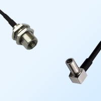 FME Bulkhead Male - MS147 Male Right Angle Coaxial Jumper Cable