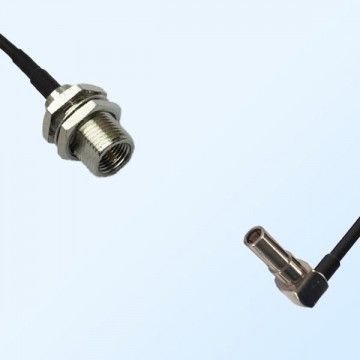FME Bulkhead Male - MS162 Male Right Angle Coaxial Jumper Cable