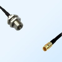 FME Bulkhead Male - RP MCX Female Coaxial Jumper Cable