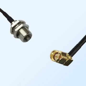 FME Bulkhead Male - SMA Male Right Angle Coaxial Jumper Cable