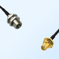 SMA Bulkhead Female with O-Ring - FME Bulkhead Male Cable Assemblies