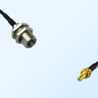 FME Bulkhead Male - SMB Bulkhead Male Coaxial Jumper Cable
