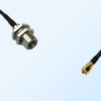 FME Bulkhead Male - SMC Female Coaxial Jumper Cable