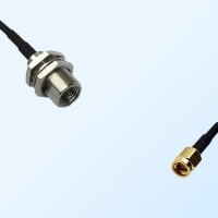 FME Bulkhead Male - SSMA Male Coaxial Jumper Cable