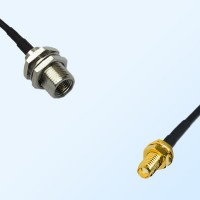 FME Bulkhead Male - SSMA Bulkhead Female Coaxial Jumper Cable