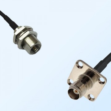 TNC Female 4 Hole - FME Bulkhead Male Coaxial Cable Assemblies
